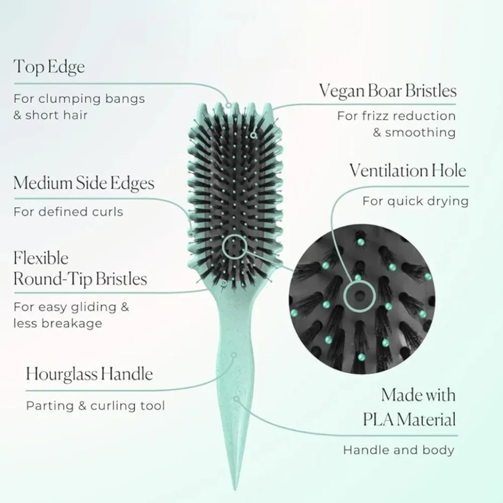 Curly Hair Styling Brush Tik Tok Viral